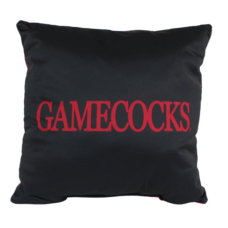South Carolina Gamecocks 2 Sided Decorative Pillow, 16" x 16", Made in the USA