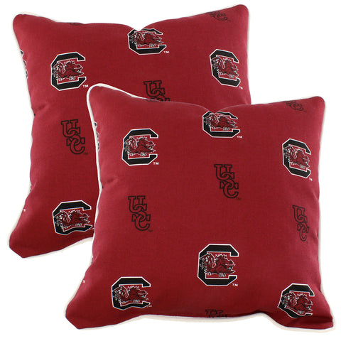 South Carolina Gamecocks Outdoor Decorative Pillow 16 X 16