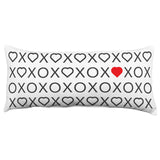 Xs Hearts and Os Double Sided Throw Pillow - 2 Sizes