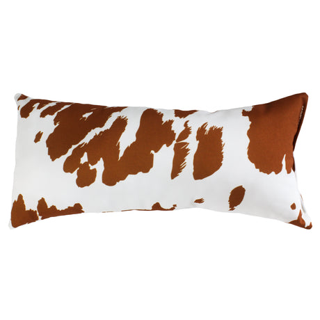 Cow Print Decorative Pillow, Made in the USA
