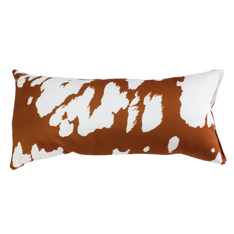 Cow Print Decorative Pillow, Made in the USA
