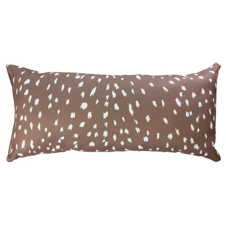 Deer Print Decorative Pillow, Made in the USA