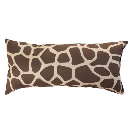 Giraffe Print Decorative Pillow, Made in the USA