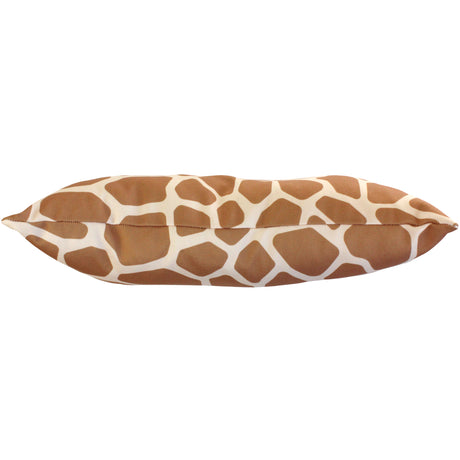 Giraffe Print Decorative Pillow, Made in the USA