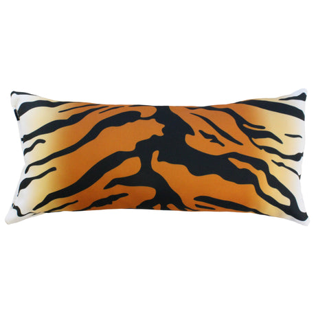 Tiger Print Decorative Pillow, Made in the USA