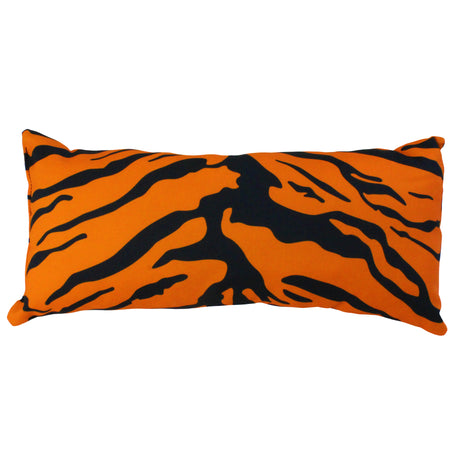 Tiger Print Decorative Pillow, Made in the USA