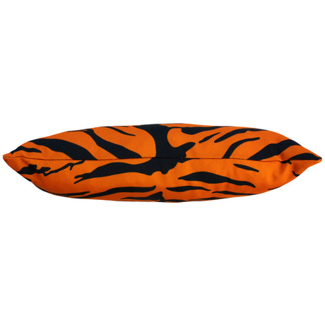 Tiger Print Decorative Pillow, Made in the USA