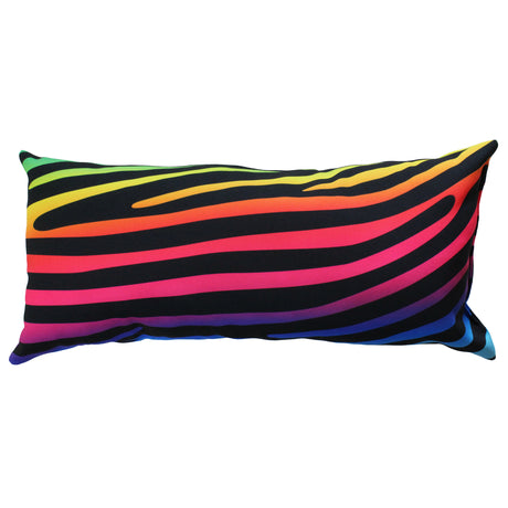 Zebra Print Decorative Pillow, Made in the USA