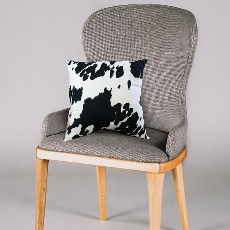 Cow Print Decorative Pillow, Made in the USA