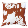 Cow Print Decorative Pillow, Made in the USA, More Colors