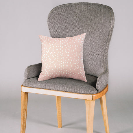 Deer Print Decorative Pillow, Made in the USA