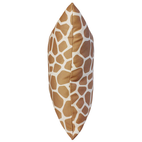 Giraffe Print Decorative Pillow, Made in the USA