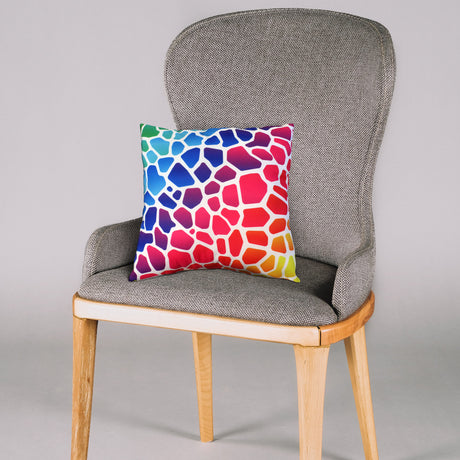 Giraffe Print Decorative Pillow, Made in the USA