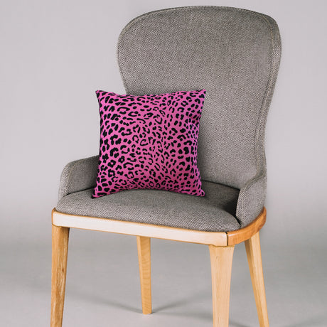 Leopard Print Decorative Pillow, Made in the USA