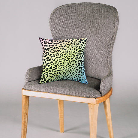 Leopard Print Decorative Pillow, Made in the USA