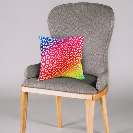 Leopard Print Decorative Pillow, Made in the USA