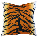 Tiger Print Decorative Pillow, Made in the USA