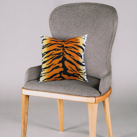 Tiger Print Decorative Pillow, Made in the USA