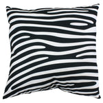 Zebra Print Decorative Pillow, Made in the USA, More Colors