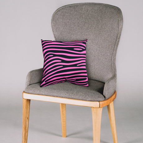 Zebra Print Decorative Pillow, Made in the USA