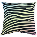 Zebra Print Decorative Pillow, Made in the USA