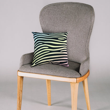 Zebra Print Decorative Pillow, Made in the USA