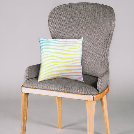 Zebra Print Decorative Pillow, Made in the USA