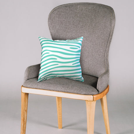 Zebra Print Decorative Pillow, Made in the USA