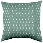 Deer Pattern Decorative Pillow, Made in the USA, 2 Sizes, 2 Colors