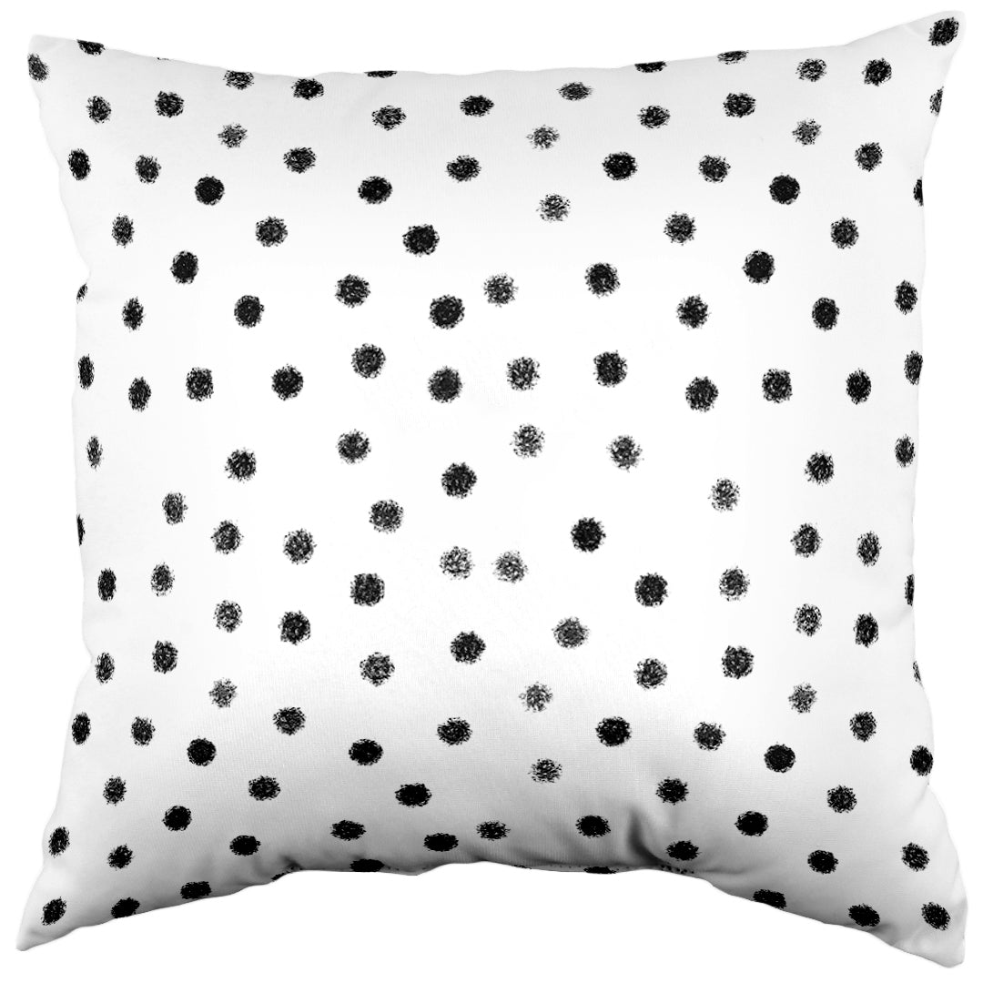 Dotted Decorative Pillow, 2 Sizes, Made in the USA, More Colors