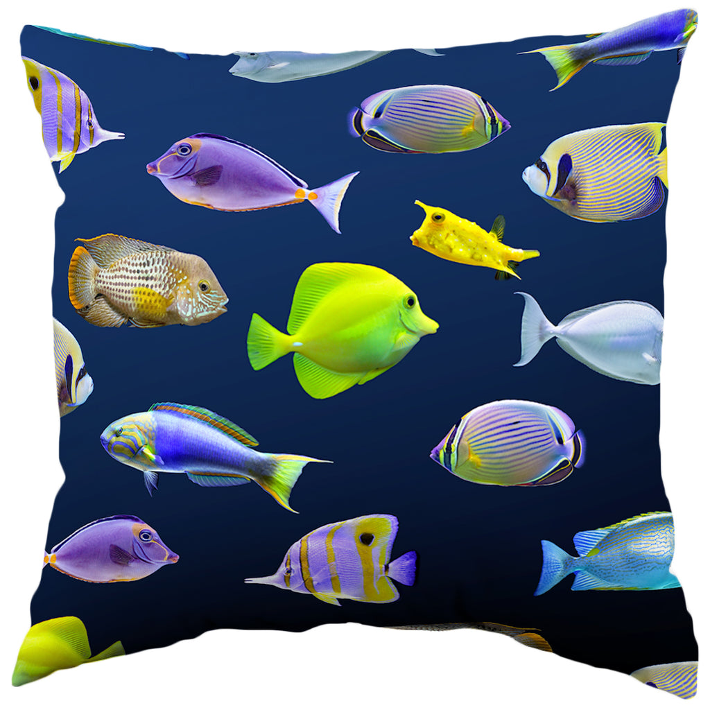 Tropical Fish Double Sided Pillow - 16x16