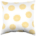 Boho Flowers Decorative Pillow, 2 Sizes, Made in the USA