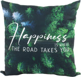 Happiness Decorative Pillow, 16" x 16", Made in the USA
