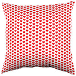 Heart Pattern Double Sided Throw Pillow, 2 Sizes