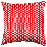 Heart Pattern Double Sided Throw Pillow, 2 Sizes