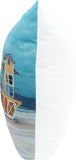 Lifeguard Shack, Clearwater Beach, Florida, 16" Decorative Pillow, Made in the USA