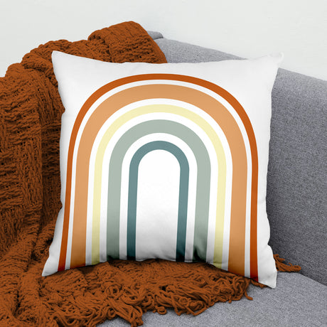 Boho Rainbow Decorative Pillow, 2 Sizes, Made in the USA