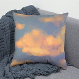 Sunset Clouds Decorative Pillow, Made in the USA, 2 Sizes