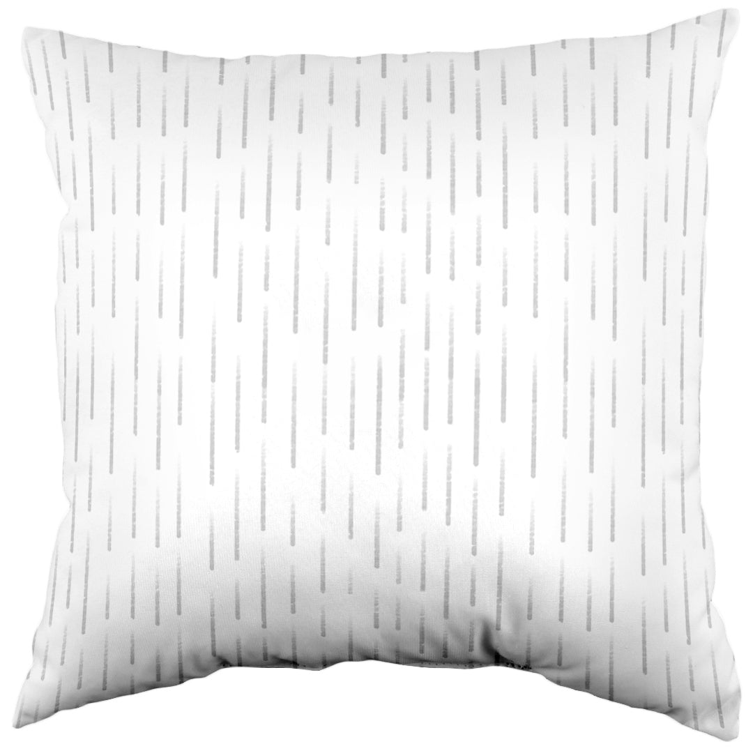 Dashed Decorative Pillow, 2 Sizes, Made in the USA, More Colors