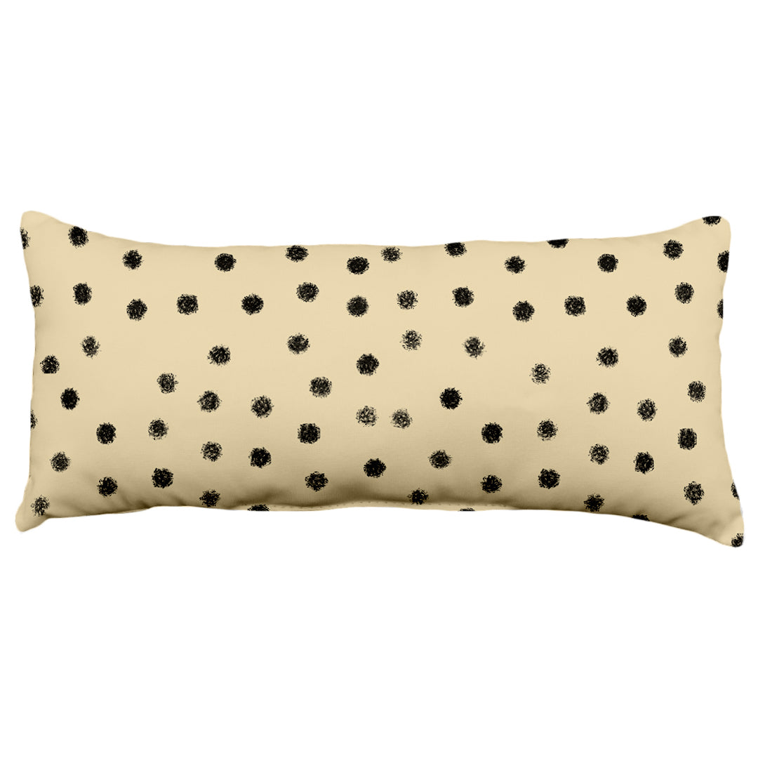 Dotted Decorative Pillow, 2 Sizes, Made in the USA, More Colors