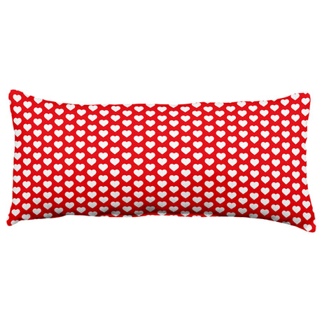 Heart Pattern Double Sided Throw Pillow, 2 Sizes