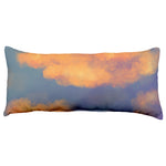 Sunset Clouds Decorative Pillow, Made in the USA, 2 Sizes