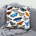 Butterflies Decorative Pillow, Made in the USA, 2 Sizes