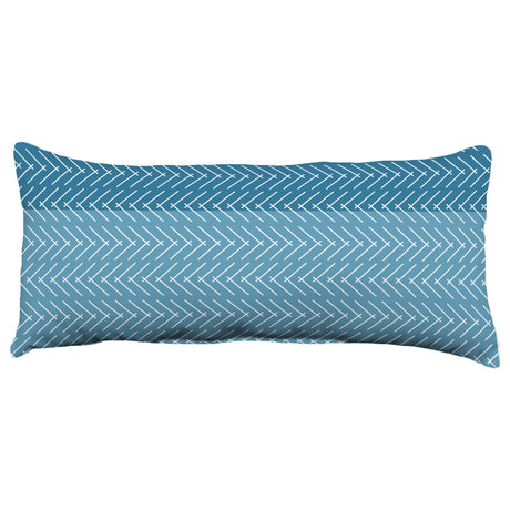 Color Block Hatch Decorative Pillow, Made in the USA