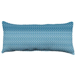 Color Block Hatch Decorative Pillow, Made in the USA