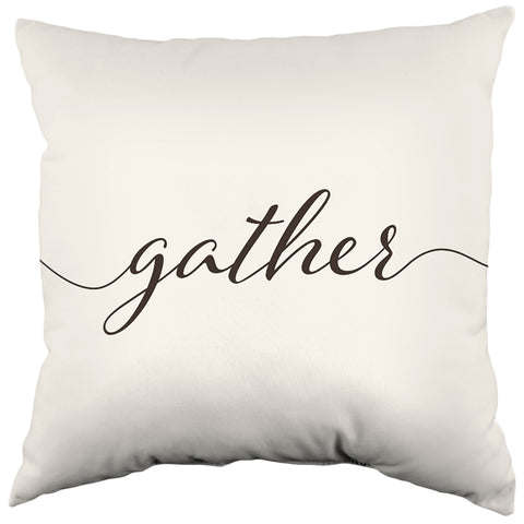 Gather Decorative Pillow, Made in the USA, 2 Sizes