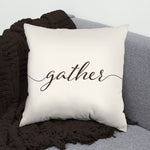 Gather Decorative Pillow, Made in the USA, 2 Sizes
