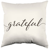 Grateful Decorative Pillow, Made in the USA, 2 Sizes