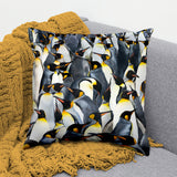 Penguins Decorative Pillow, Made in the USA, 2 Sizes