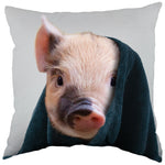 Pig in a Blanket Decorative Pillow, Made in the USA, 2 Sizes